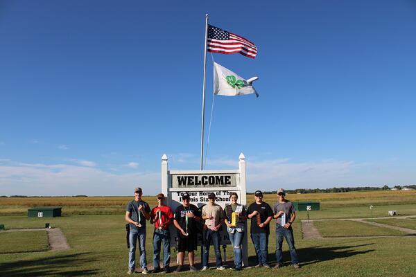 winners of 4-H shotgun contest